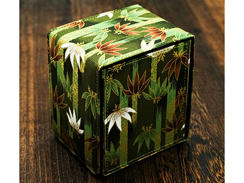 KakapopoTCG The Seishitsu Deckimono Playing Card Deck Box (Color: Jade Forest)