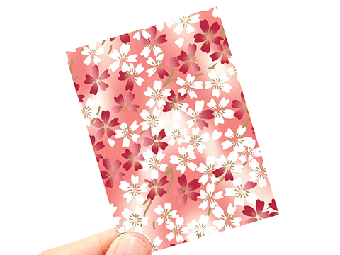 KakapopoTCG Kimono 100 Count Card Sleeves 2.0 (Model: Sakura of Dawn)