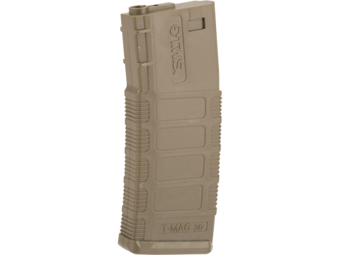 King Arms 140 Round Polymer TWS Magazine for M4/M16 Series Airsoft AEGs (Color: Tan)