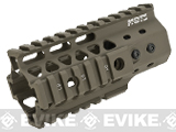 G&P MOTS 5 RAS Rail System for M4 / M16 Series Airsoft Rifles (Color: Sand)