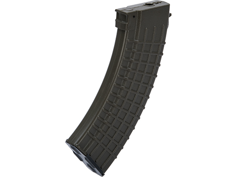 MAG 100 Round Mid-cap Magazine For AK Series Airsoft AEG (Color: OD Green / Waffle / One Magazine)