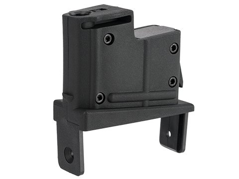 Angel Custom Magazine Adapter for Firestorm / Thunderstorm Airsoft AEG Drum Magazines (Model: AUG / Black)