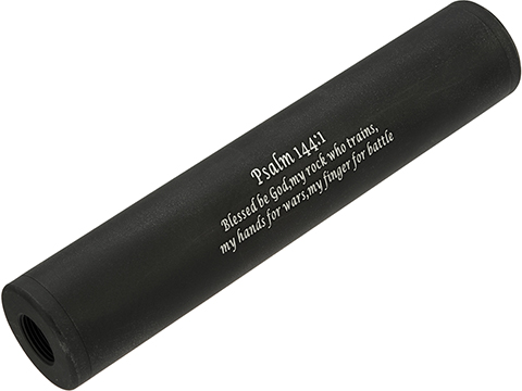 Matrix Airsoft Mock Silencer / Barrel Extension (Model: Psalm 144:1 / 150mm)