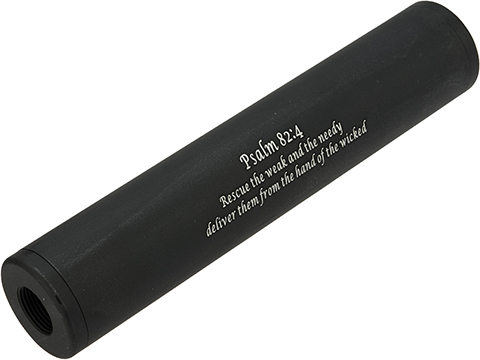 Matrix Airsoft Mock Silencer / Barrel Extension (Model: Psalm 82:4 / 150mm)