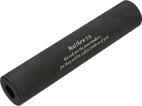 Matrix Airsoft Mock Silencer / Barrel Extension (Model: Matthew 5:9 / 150mm)