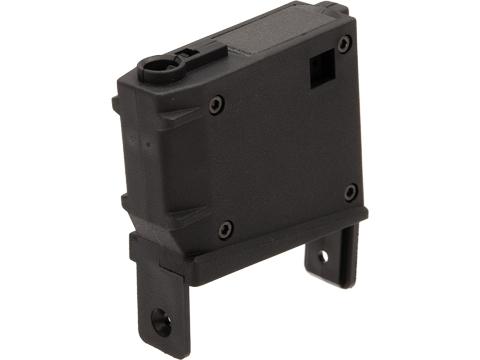 Angel Custom Magazine Adapter for Firestorm / Thunderstorm Airsoft AEG Drum Magazines (Model: SR-25 / Black)