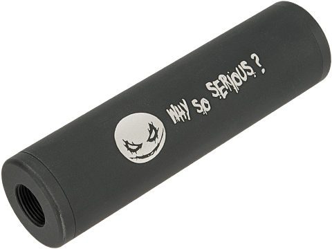 Matrix Airsoft Mock Silencer / Barrel Extension (Model: Why So Serious / 110mm)