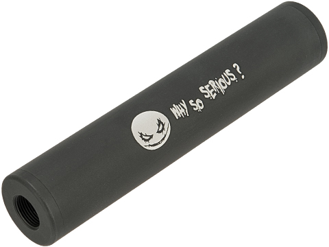 Matrix Airsoft Mock Silencer / Barrel Extension (Model: Why So Serious / 150mm)