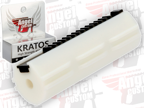 Angel Custom KRATOS Ultra High Strength / High Performance Steel Teeth AEG Piston (Model: KRATOS Standard)