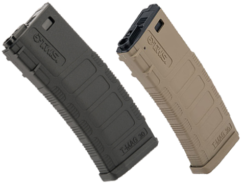 King Arms 370 Round Polymer TWS Magazine for M4/M16 Series Airsoft AEGs (Color: Black)