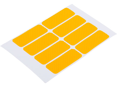 King Arms Non-Slip Multi-Purpose Sticky Patch for Polymer Magazines (Color: Orange / Pack of 8)