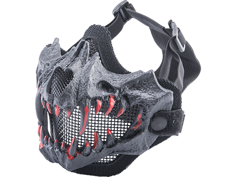 Matrix Fangs Lower Face Protection Mesh Mask 