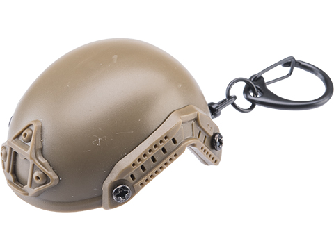 Matrix Tactical High Cut Helmet Bottle Opener & Keychain (Color: Tan)