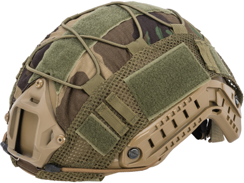 Matrix Bump Type Helmet Cover w/ Elastic Cord (Color: Woodland)