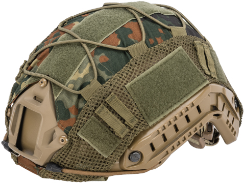 Matrix Bump Type Helmet Cover w/ Elastic Cord (Color: Flecktarn)