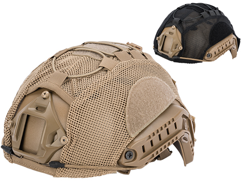 Matrix Bump Type Mesh Helmet Cover w/ Elastic Cord 