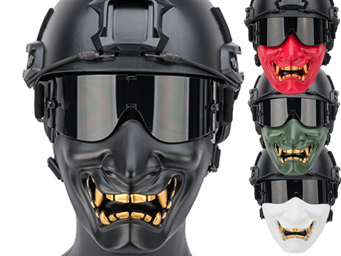 Matrix Oni Half Mask (Color: Black)