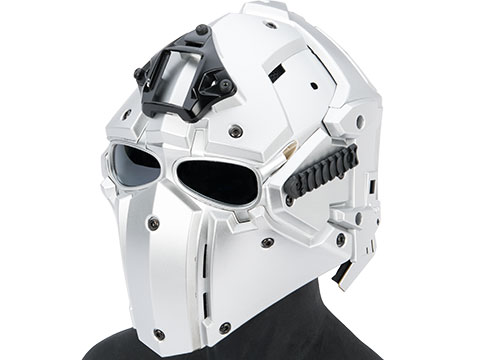 Matrix Tactical Helmet with Cooling Fan (Color: Silver)