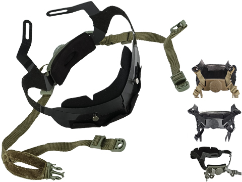 Replacement Headband and Pad Set for Airsoft Bump Style Fast Tactical Helmet 