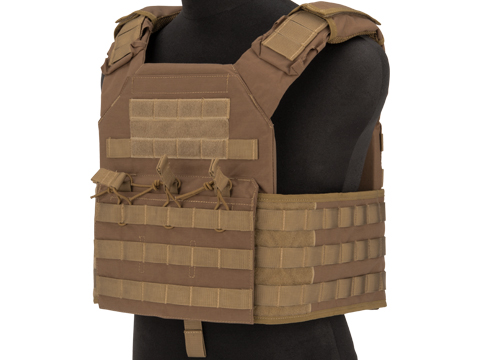 Matrix Level-2 Plate Carrier with Integrated Magazine Pouches (Color: Tan)