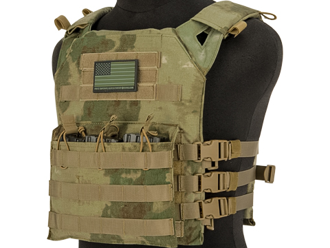 Matrix Level-1 Plate Carrier with Integrated Magazine Pouches (Color: Arid Foliage)