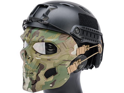 Matrix Skull Messenger Prop Costume Face Mask (Color: Multicam)