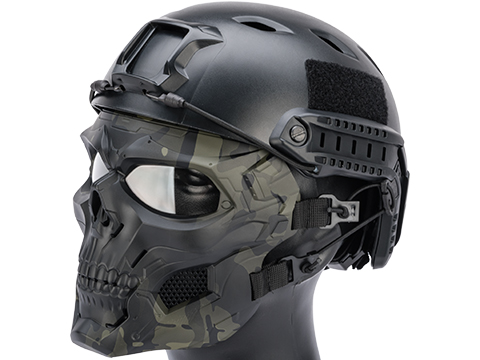 Matrix Skull Messenger Face Mask (Color: Multicam Black)