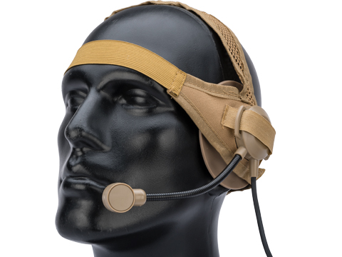 Matrix Tactical Headset w/ Headband (Color: Tan)