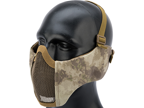 Matrix Battlefield Elite Mesh Mask w/ Integrated Ear Protection (Color: ATACS AU)