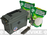 Evike.com Molded Polypropylene Stackable Ammo Can Airsoft BB Resupply Kit (Model: 2kg / 0.25g Plant-Based BBs)