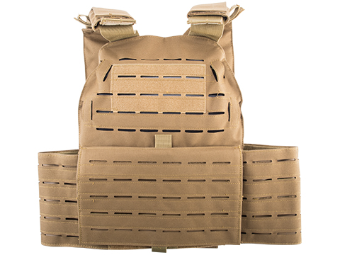 Matrix Laser-Cut Modular Tactical Plate Carrier (Color: Coyote)