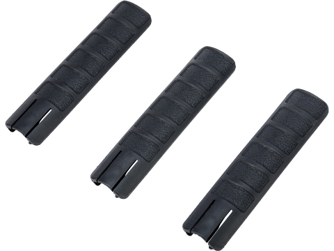Matrix Tactical Hand Guard Rail Cover Panel Set for Airsoft (Color: Black / Set of 3)