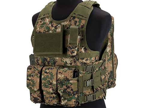 Matrix MEA ModII Tactical Vest (Color: Digital Woodland)