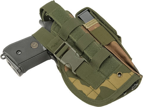 Matrix Universal MOLLE / Belt Mount Holster for Handguns pistols (Color: Woodland)