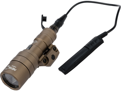 Night Evolution Tactical CREE LED Scout Mini Weapon Light w/ Pressure Pad (Color: Desert Earth)