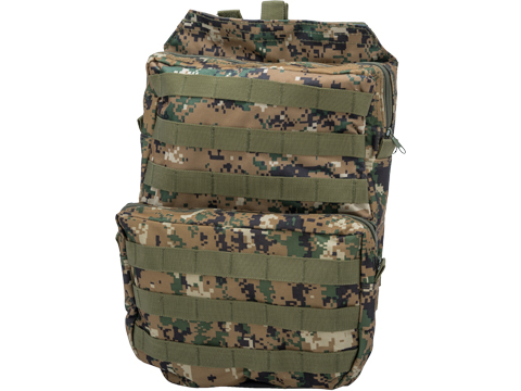 Matrix MOLLE Assault Back Panel for Plate Carriers (Color: Digital Woodland)