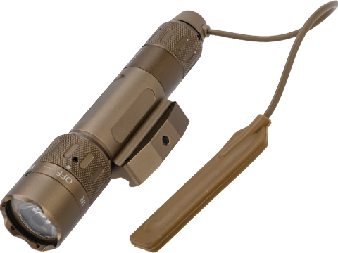 Night Evolution NE04014 Flashlight with IR Flood (Color: Dark Earth / Fixed Rail Mount)