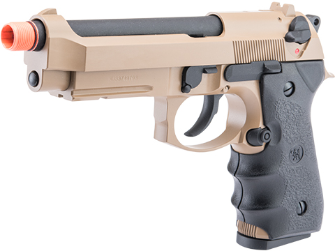 KJW M9A1 Gas Blowback Airsoft Pistol w/ Wraparound Grips (Color: Tan)
