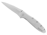 Kershaw Leek Spring Assisted Folding Knife with 3 Blade - Stainless Steel