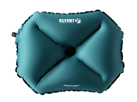 Klymit Pillow X Large Lightweight Packable Camping Pillow (Color: Blue)