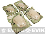 Matrix Bravo Advanced Neoprene Tactical Knee and Elbow Pad Set (Color: Camo)