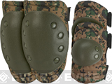 Avengers Special Operation Tactical Knee Pad / Elbow Pad Set (Color: Digital Woodland)