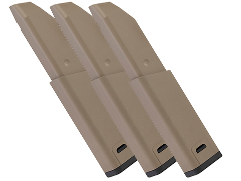 KRYTAC G30 95rd Magazine for KRISS Vector Airsoft AEG (Color: Flat Dark Earth / Set of 3)