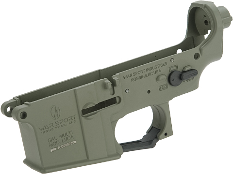 Krytac War Sport LVOA Lower Receiver Complete Assembly (Color: Foliage Green)