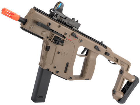 KRISS USA Licensed KRISS Vector Airsoft AEG SMG Rifle by Krytac (Model: Flat Dark Earth / <350 FPS / Gun Only)