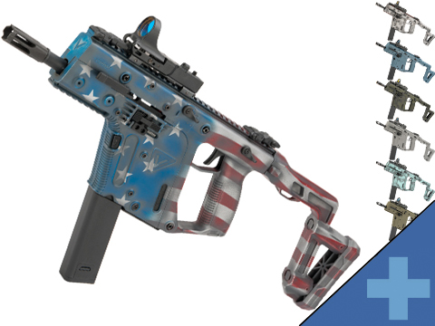 EMG Custom Cerakote Krytac Licensed KRISS Vector Airsoft AEG (Color: Tiger Stripe)