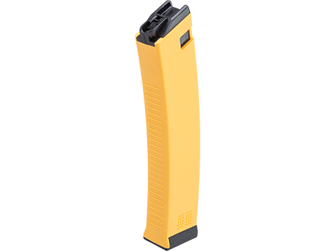 KWA 80rd Mid-Cap Magazine for QRF MOD.1 / AVA-4 Airsoft AEG (Color: Golden Yellow / Single Mag)
