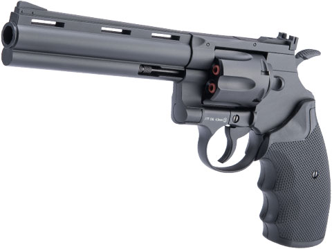 KWC 4.5mm / .177 CO2 Non-Blowback .357 Revolver (Size: 6 Inch / Black)