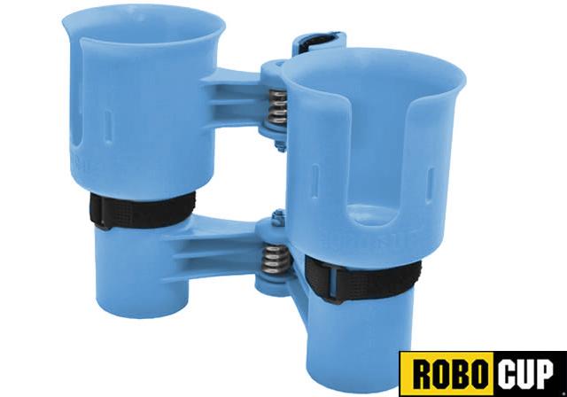 The RoboCup Portable Beverage Caddy (Color: Blue)