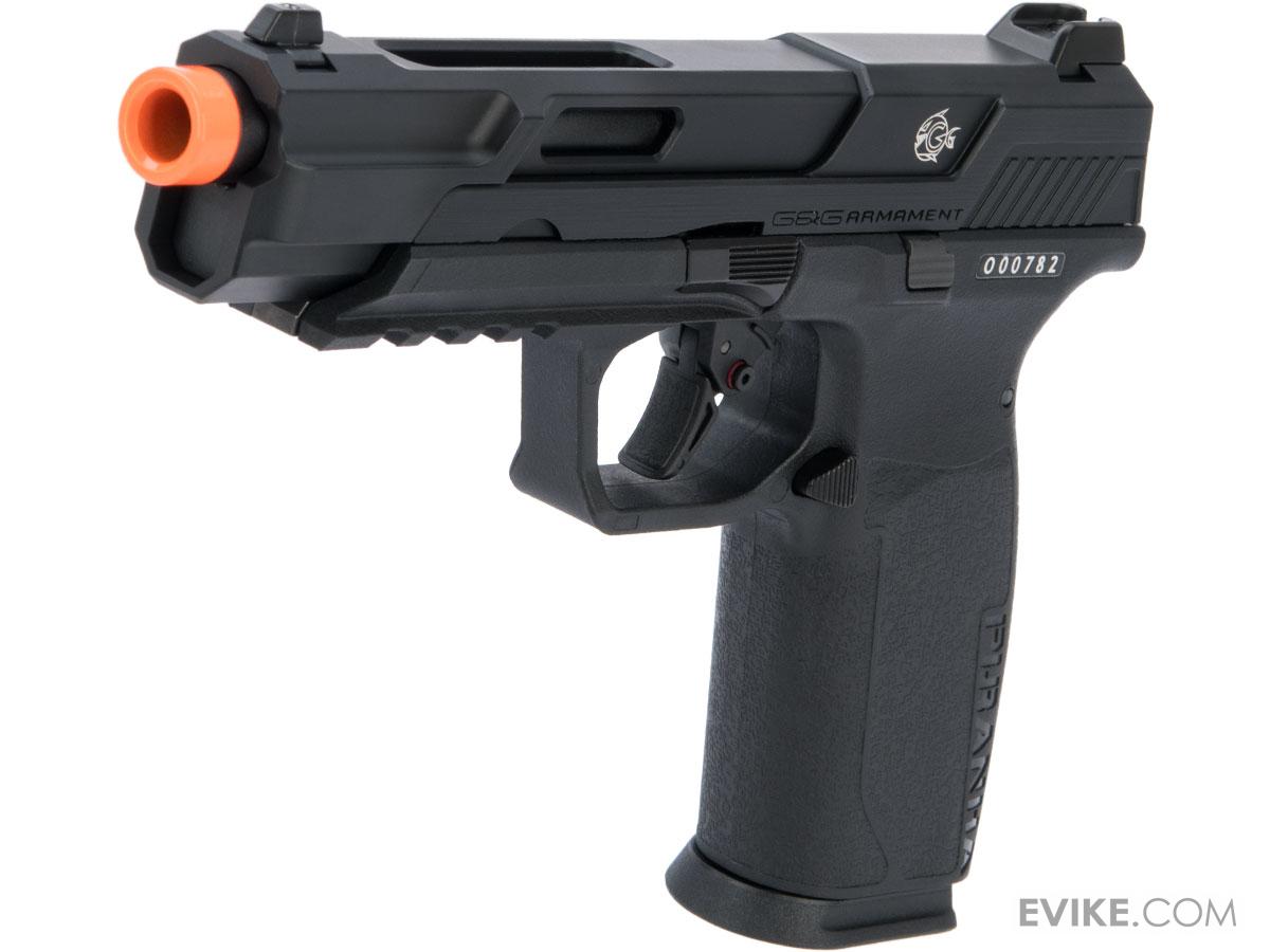 G&G Piranha MK1 Gas Blowback Airsoft Pistol (Color: Black)